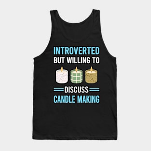 Introverted Candle Making Candles Tank Top